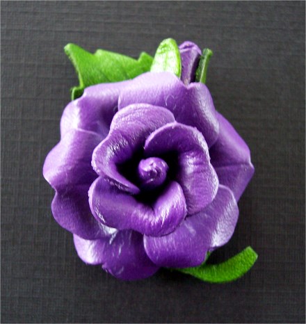 Leather Jewelry - PINS Flowers